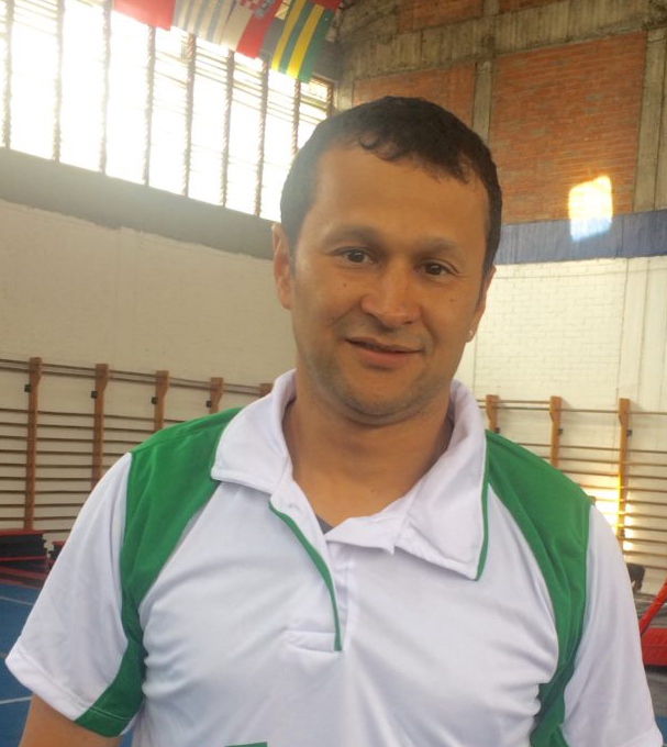 Juan Carlos Agudelo / 
Entrenador Gimnasia artística de la Liga Risaraldense de Gimnasia